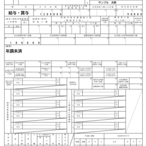 給与所得の源泉徴収票作成ツール（退職者交付用）